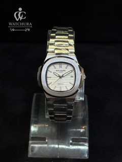 ساعت مچی زنانه پتک فیلیپ ناتیلوس صفحه سفید - Patek Philippe Nautilus