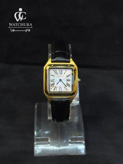 ساعت مچی زنانه کارتیه دمونت Cartier Santos-Dumont - طلایی