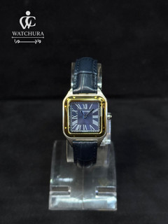 ساعت مچی زنانه کارتیه دمونت Cartier Santos-Dumont - سرمهای