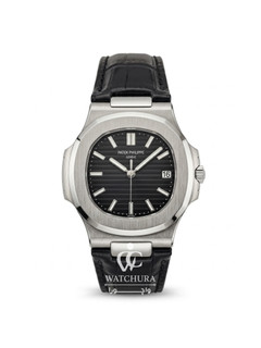 ساعت مچی مردانه پتک فیلیپ ناتیلوس بند چرمی - Patek Philippe Nautilus