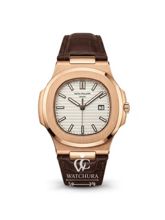 ساعت مچی مردانه پتک فیلیپ ناتیلوس بند چرمی - Patek Philippe Nautilus