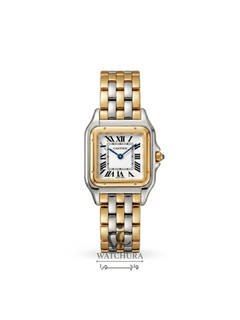 ساعت مچی زنانه کارتیه پنتر Cartier Panthère دو رنگ طلایی سیلور